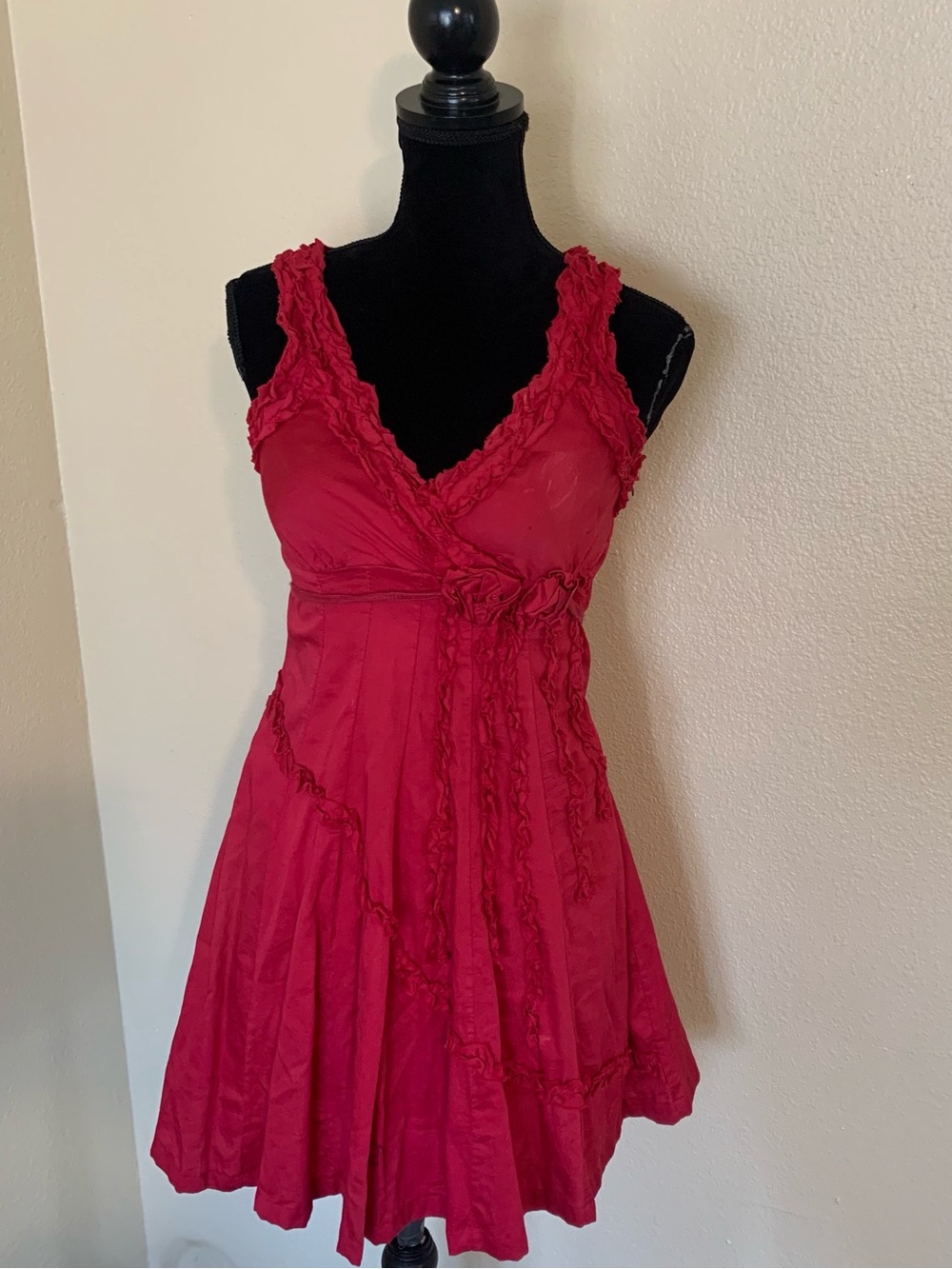Poesie italia red vintage dress